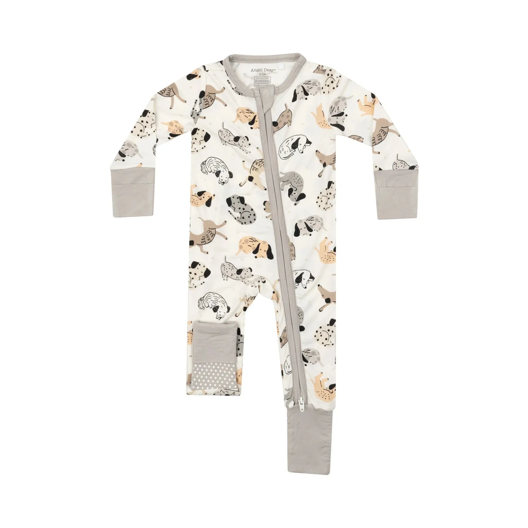 Cozy Pups Zip Romper