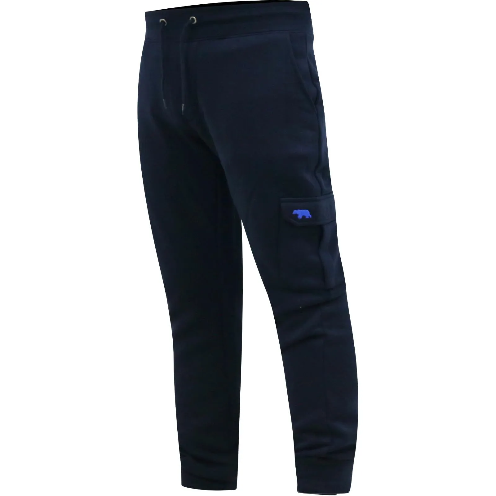 D555 Mens Tilden Big Tall Cargo Pocket Joggers - Navy - 3XL