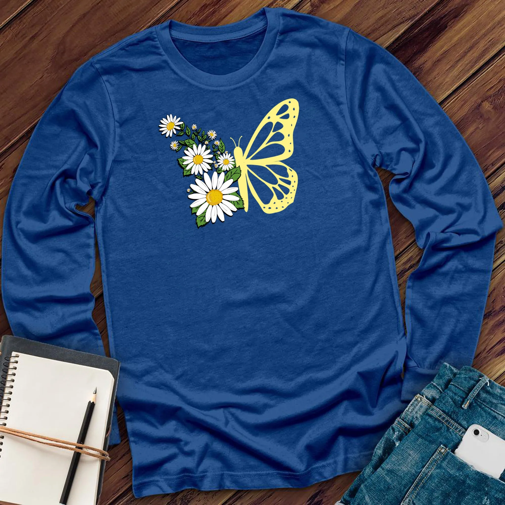 Daisy Butterfly Long Sleeve