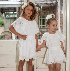 Designer Kidz Eva Lace Jumpsuit
