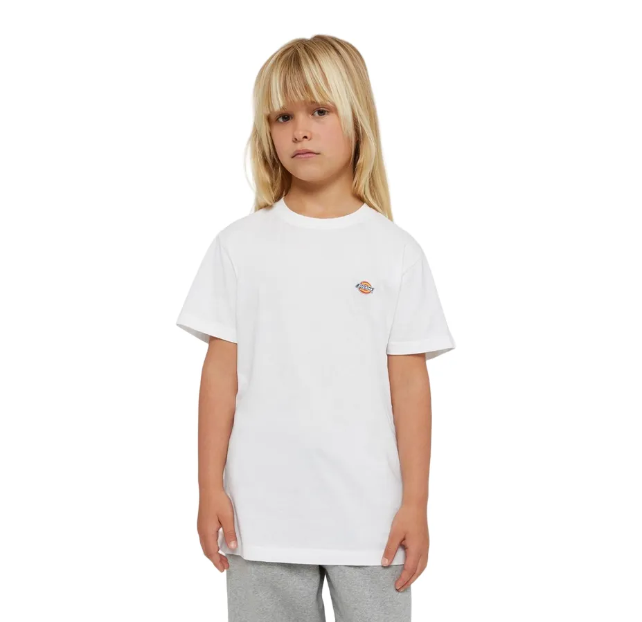 Dickies maglietta manica corta da ragazzi Mapleton DK0KSR640WH1 bianco