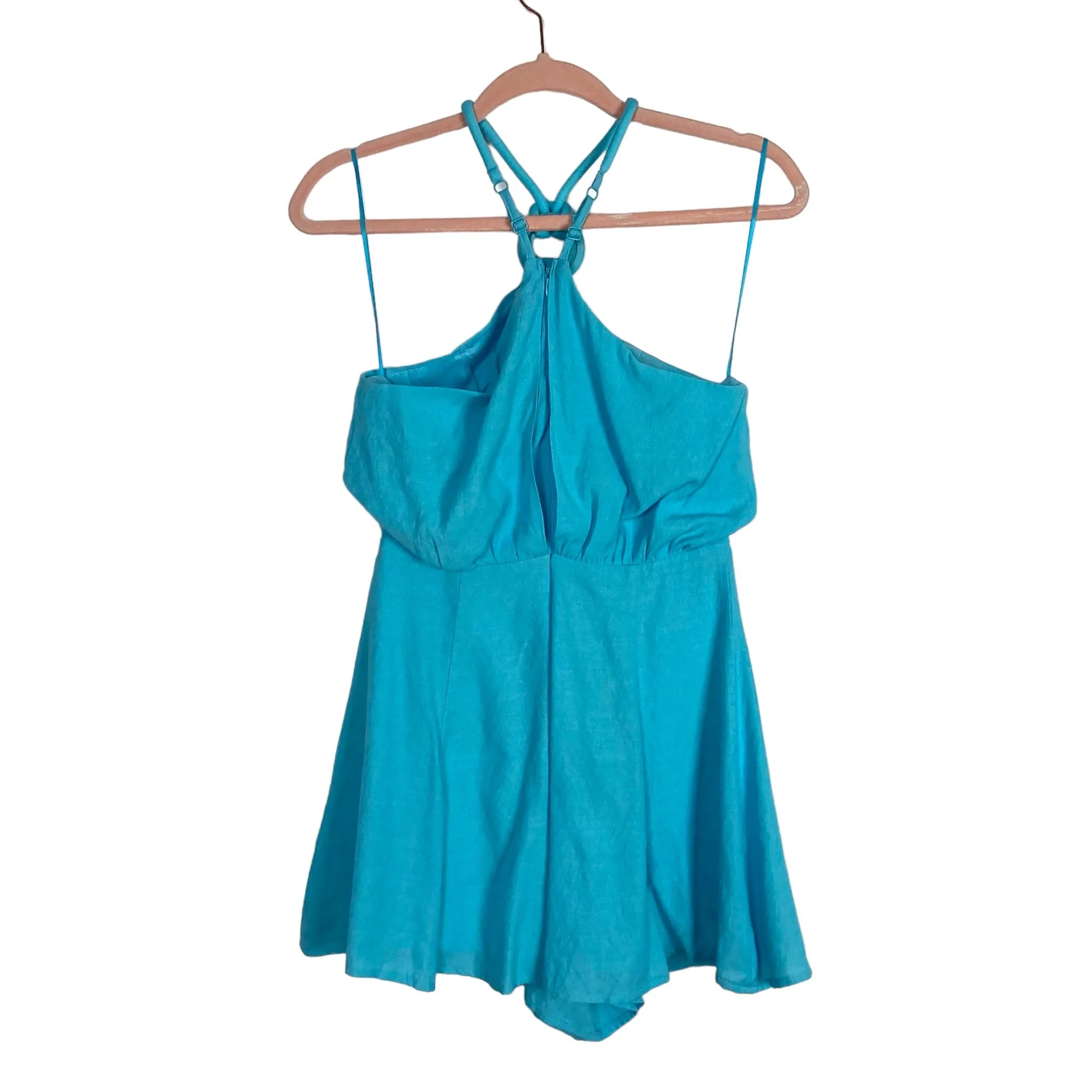 DO BE Aqua Nadine Halter Romper NWT- Size S