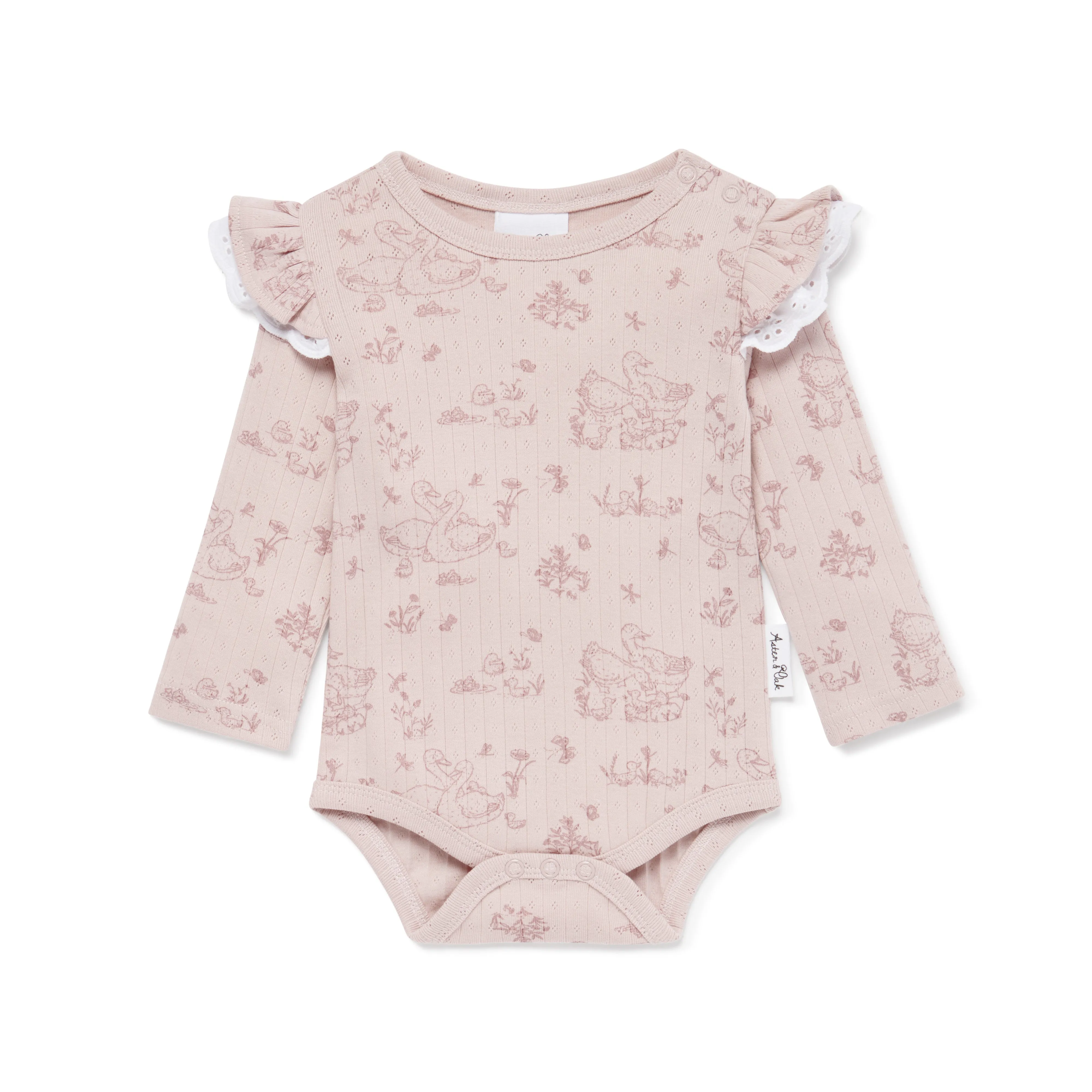Duck Family Flutter Bodysuit