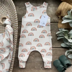 Earthy Rainbow Long Romper | Ready To Post