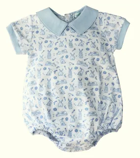 Easter Bunnies Baby Boy Romper Pima Cotton