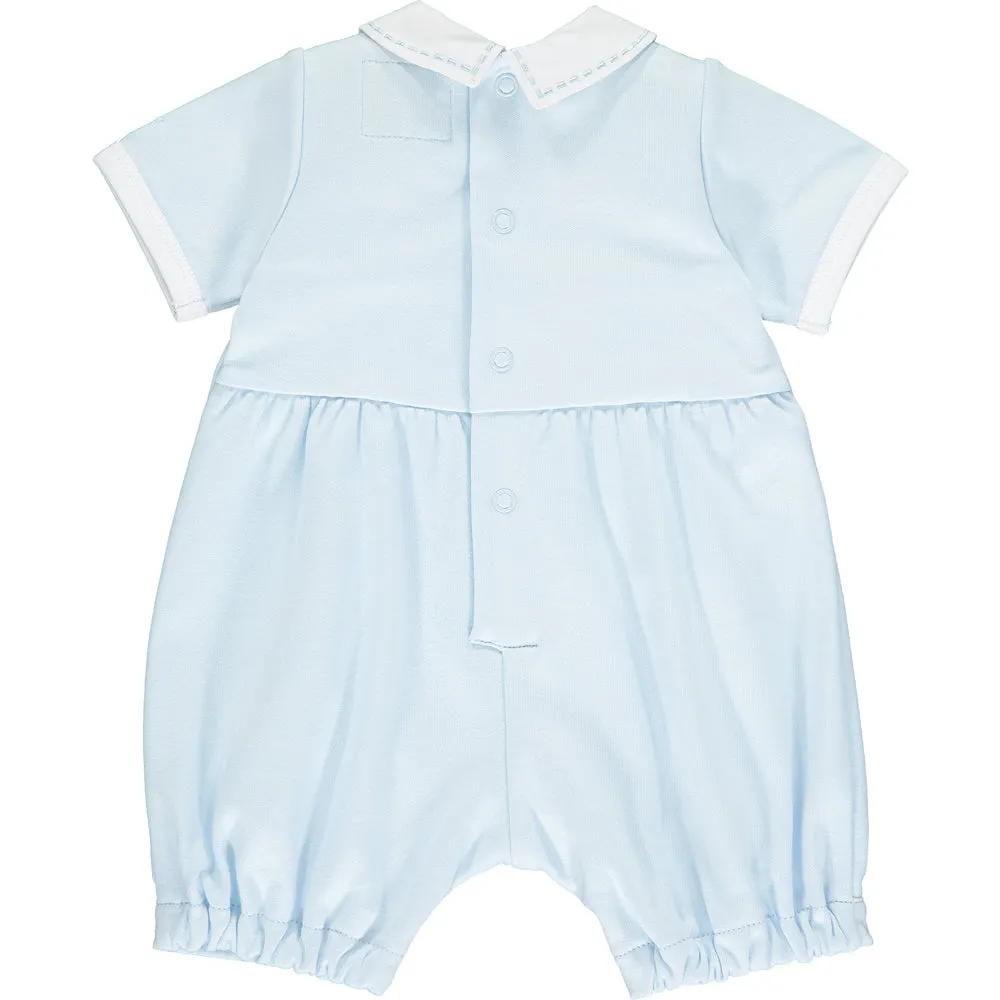 Emile et Rose - Baby boy pale blue romper 7301 Waldo