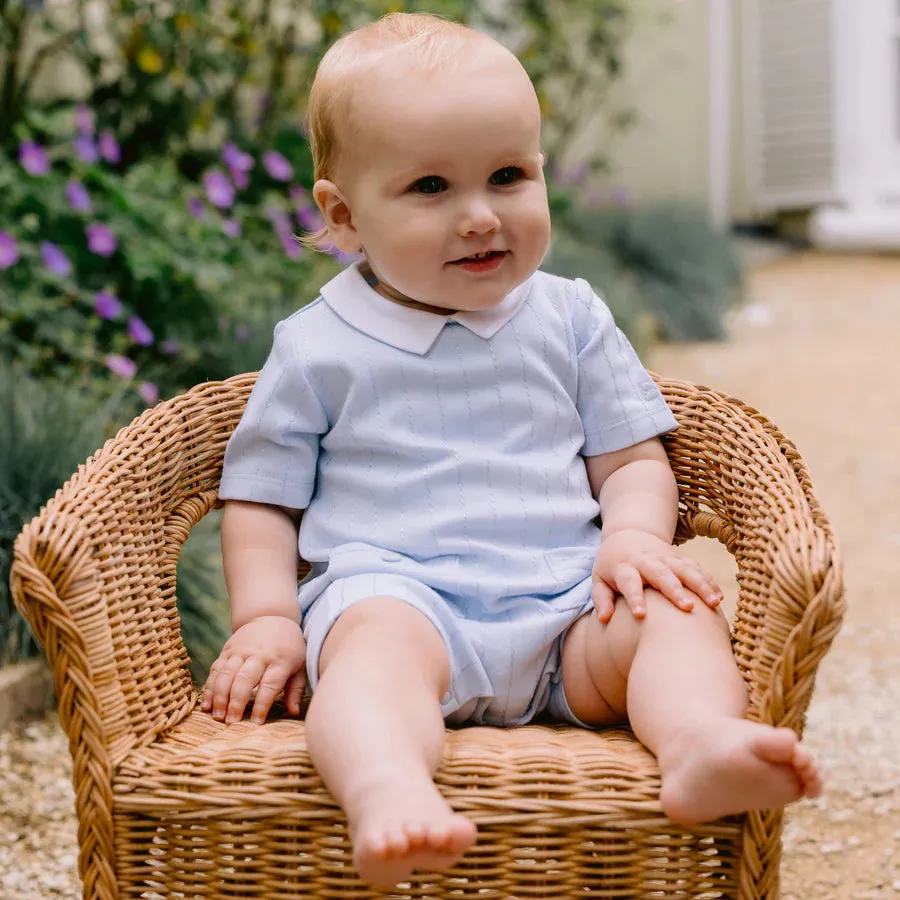 Emile et Rose - Baby boy pale blue romper 7328 Felix