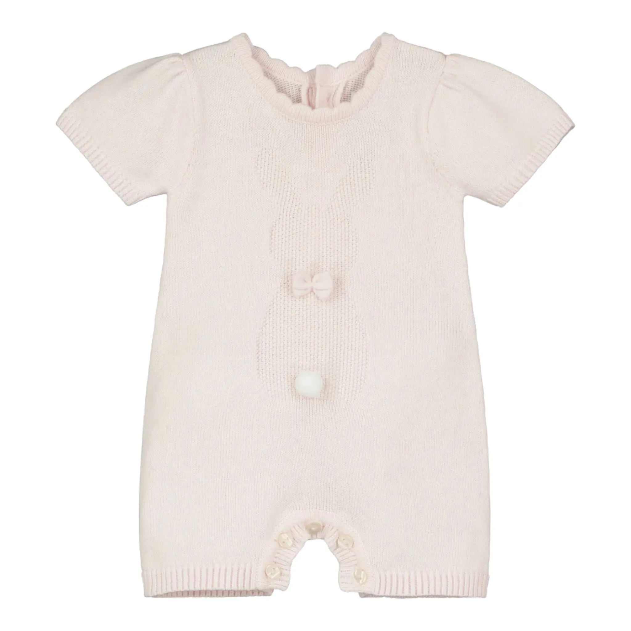 Emile et Rose - Light pink knit all in one, bunny design, Frankie