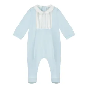 Emile et Rose - Pale blue and white romper, Dougie