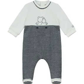 Emile et Rose - Velour Romper, Emerson