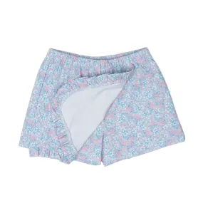 Evelyn Cotton Candy Floral Skort