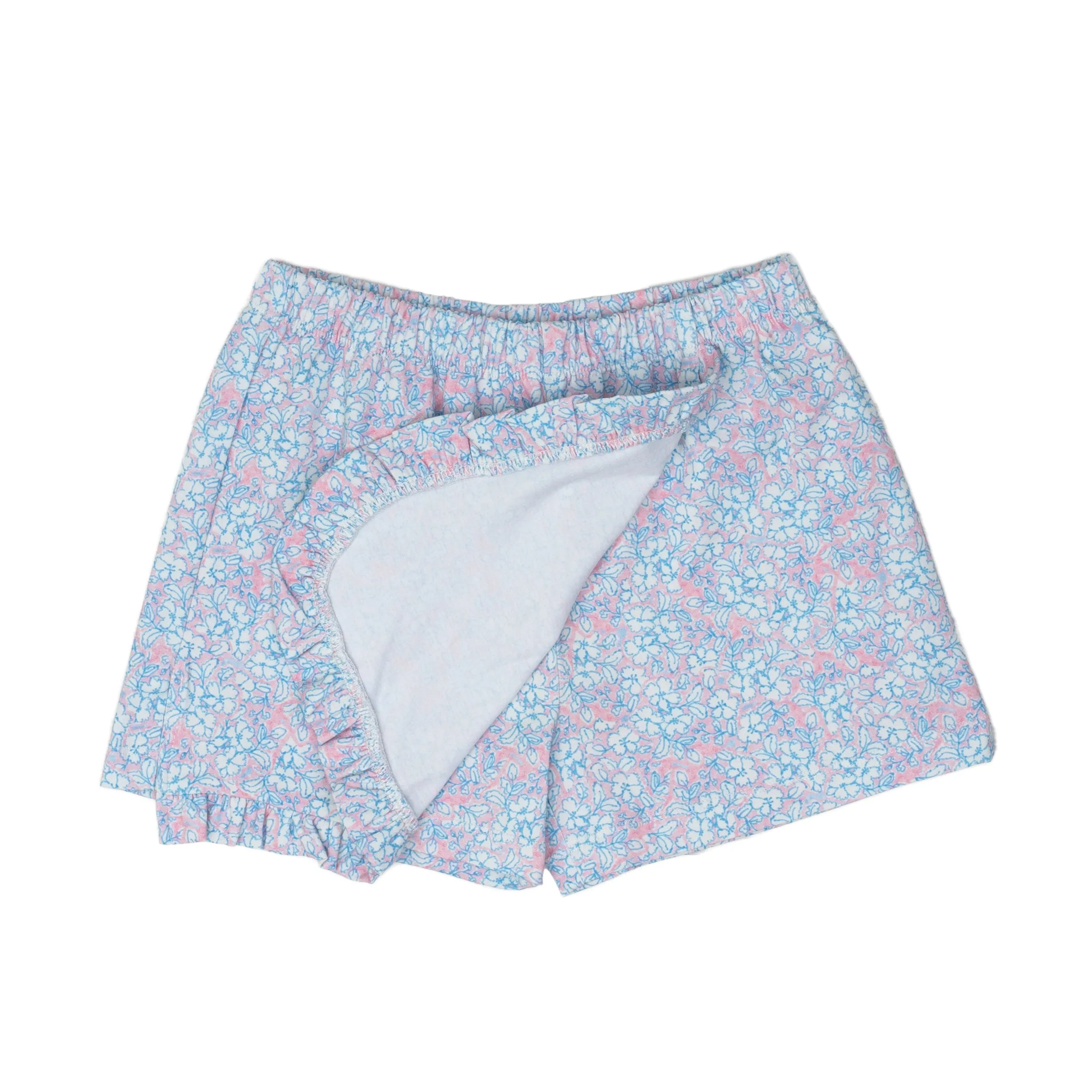 Evelyn Cotton Candy Floral Skort