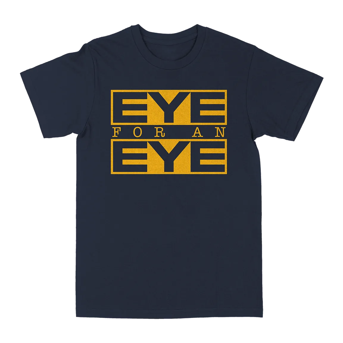 Eye For An Eye "Classic: Yellow" Navy T-Shirt