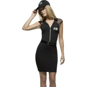 Fever FBI Costume Adult Black