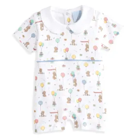 Finn Pima Romper -- Birthday Bear