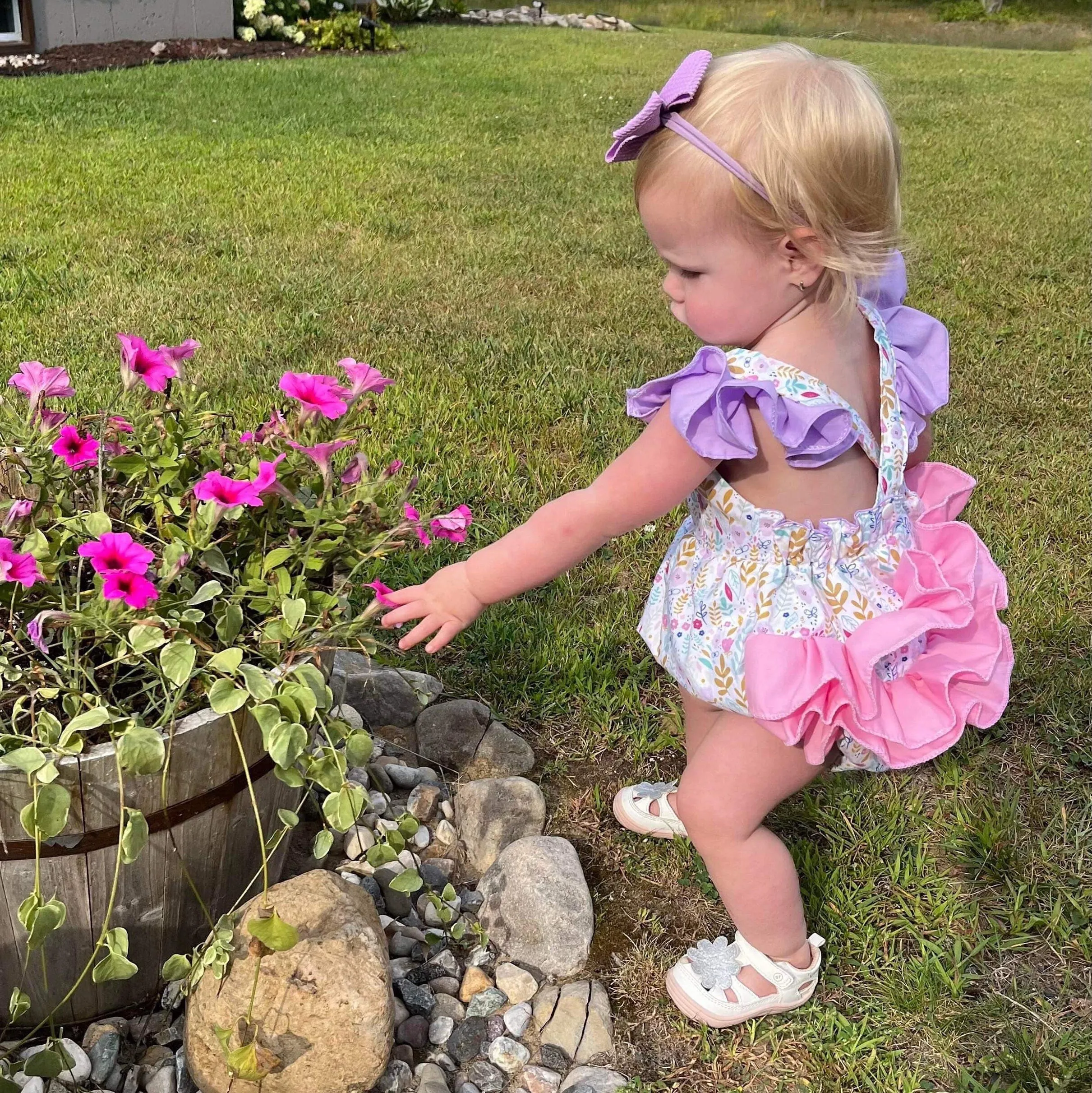 Floral Vine Romper