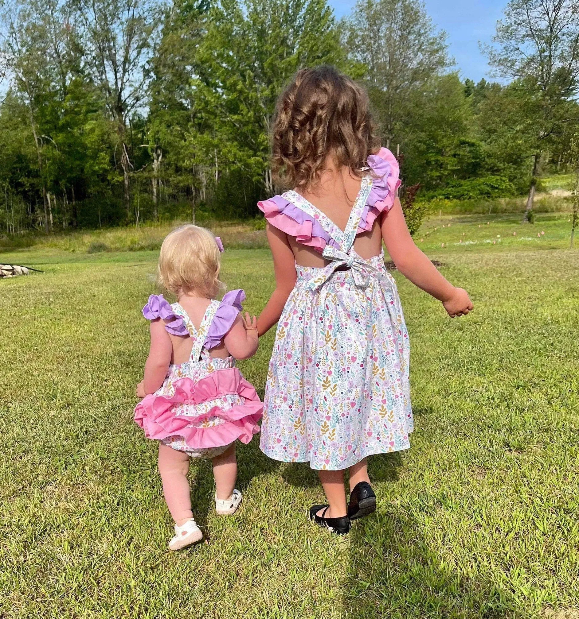 Floral Vine Romper