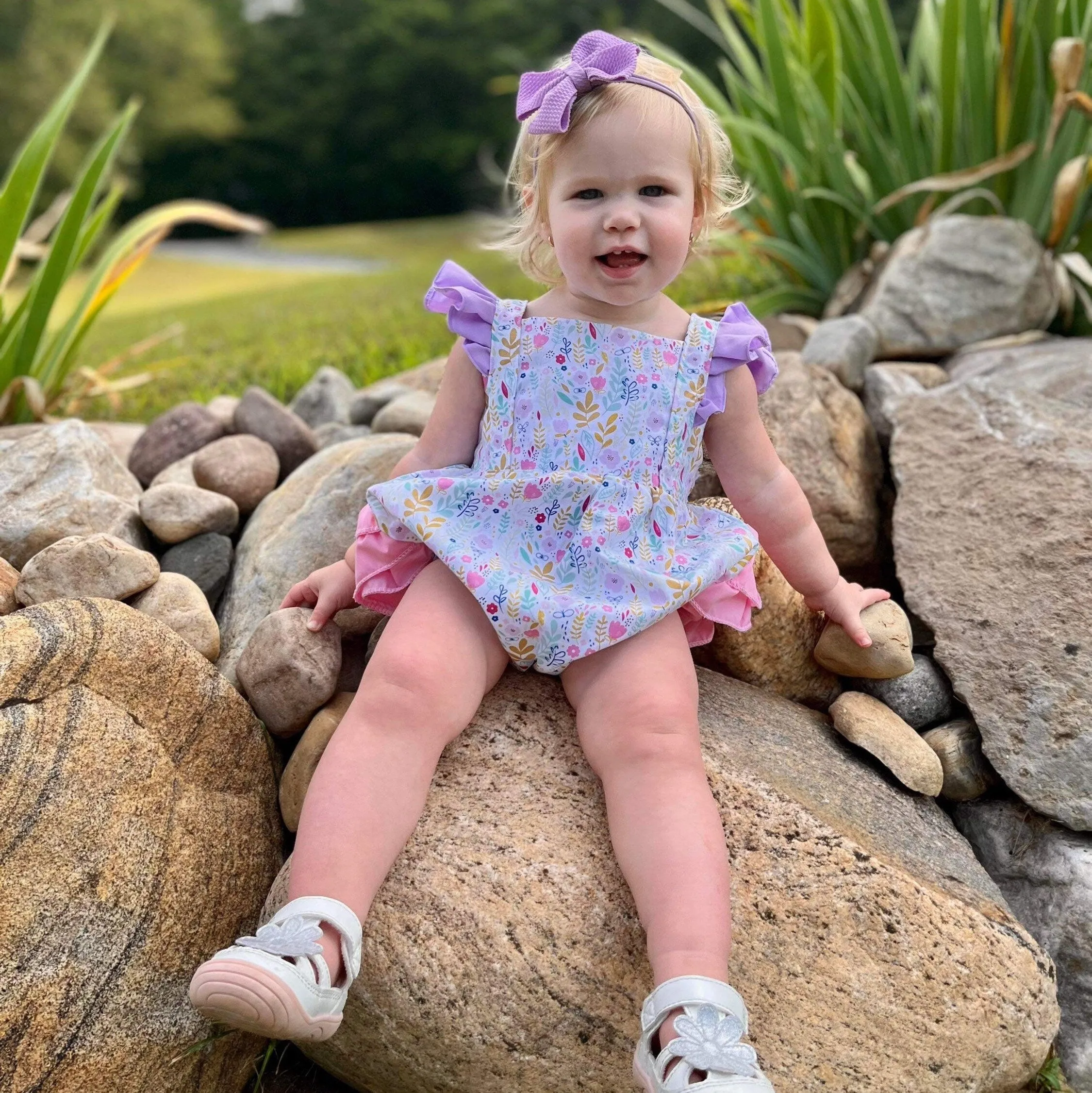 Floral Vine Romper