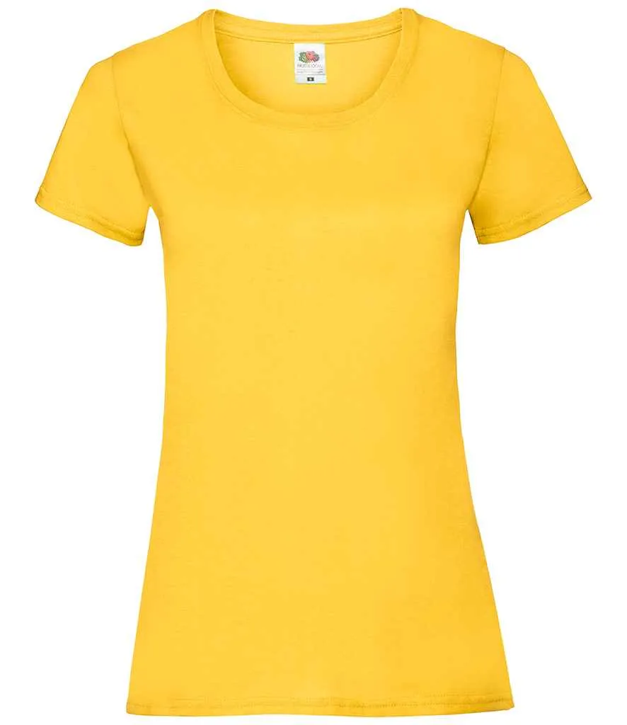 Fruit of the Loom Value T-Shirt (Ladies) - Bright Colours