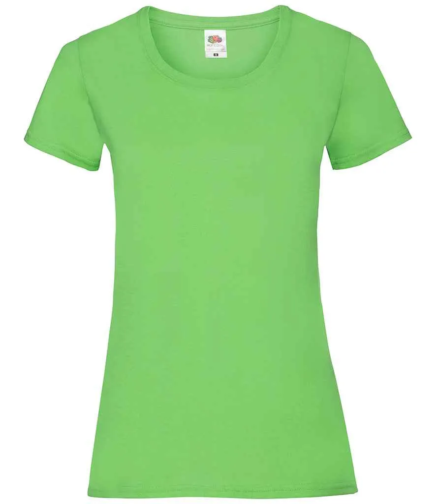 Fruit of the Loom Value T-Shirt (Ladies) - Bright Colours