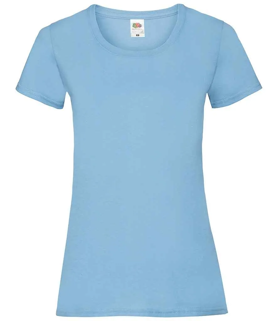 Fruit of the Loom Value T-Shirt (Ladies) - Bright Colours