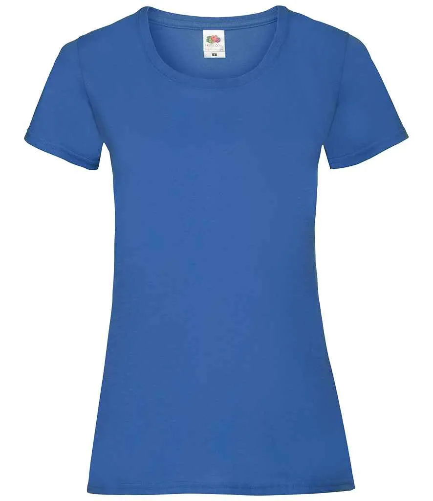 Fruit of the Loom Value T-Shirt (Ladies) - Bright Colours