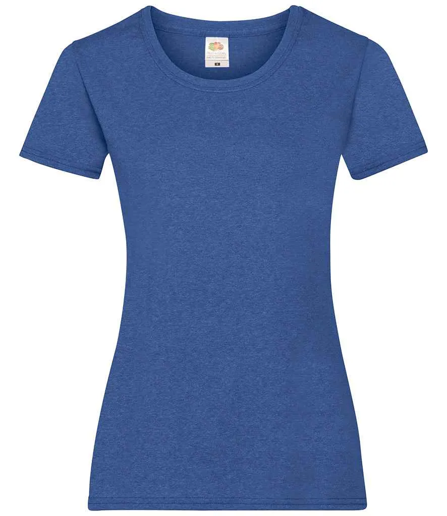 Fruit of the Loom Value T-Shirt (Ladies) - Bright Colours