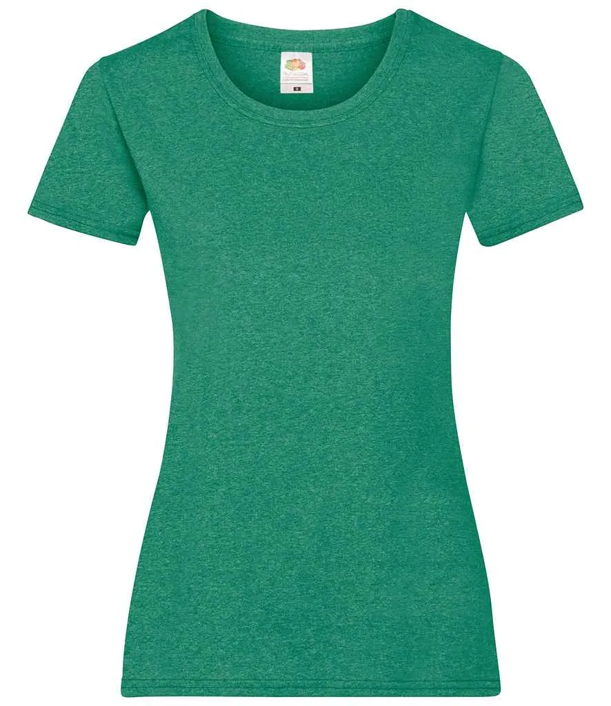 Fruit of the Loom Value T-Shirt (Ladies) - Bright Colours