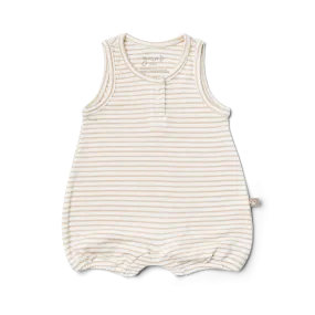 goumikids - Viscose Organic Cotton Romper - Dune Stripe 18-24 months