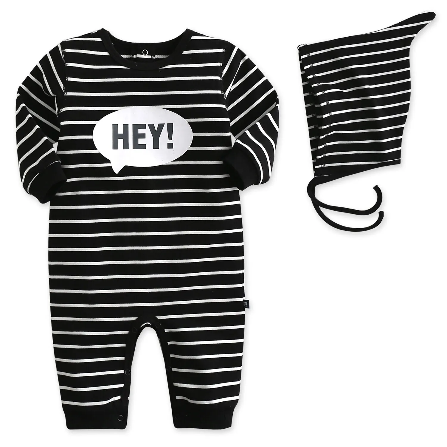 Hey Speech Bubble Set (Jumpsuit & Hat)