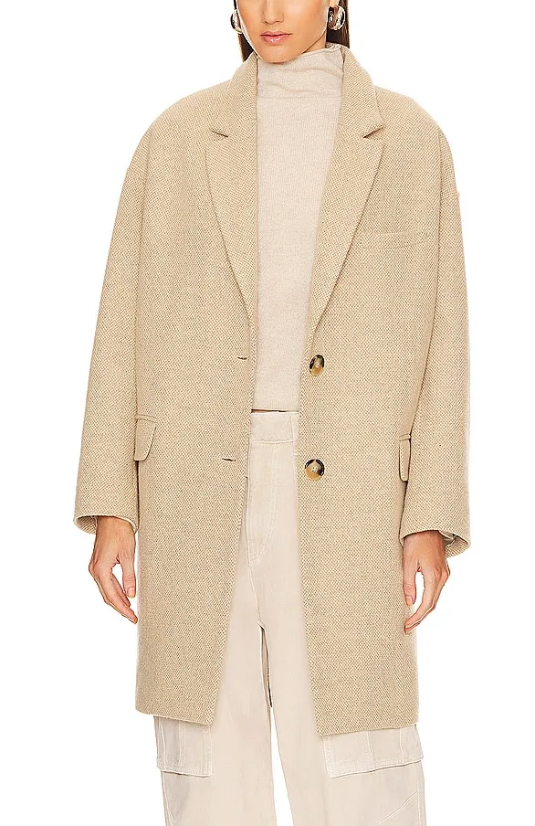 ISABEL MARANT ÈTOILE - Limiza Coat - Ecru