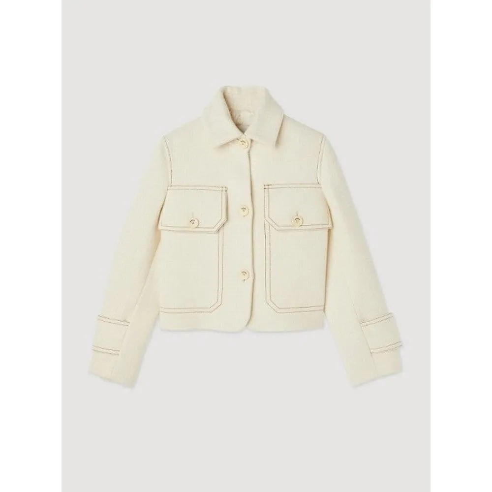 Kaya Scodelario White Jacket