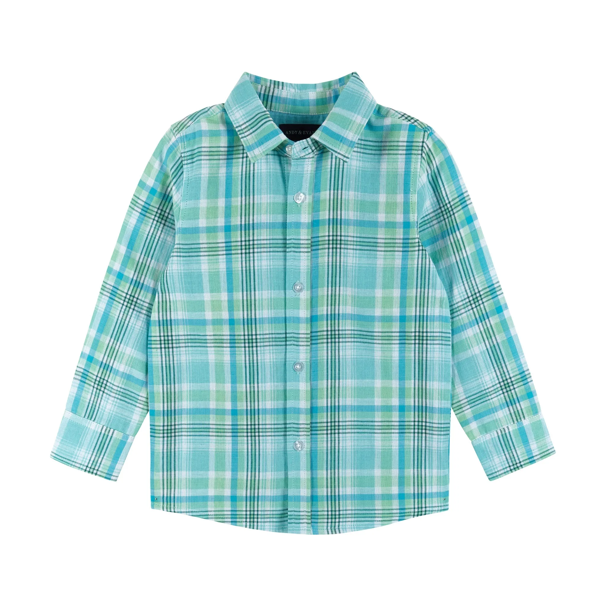 Kids (4-8 Years) 4-Piece Sweater Vest Set | Green & Navy