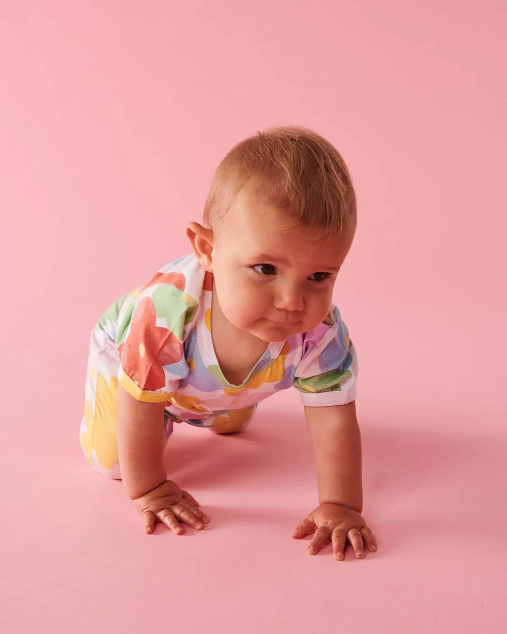 Kip & Co Paper Daisy Short Sleeve Romper