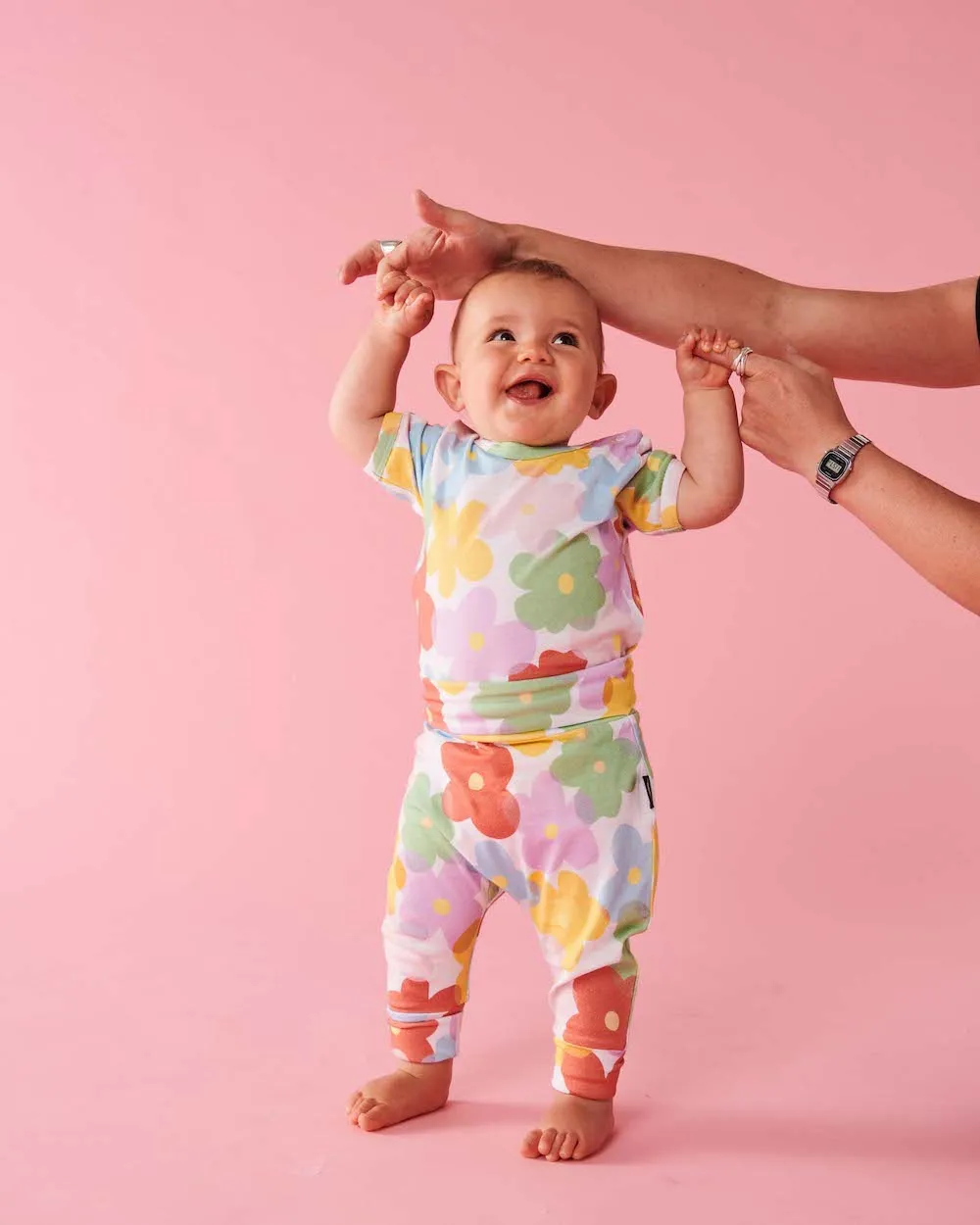 Kip & Co Paper Daisy Short Sleeve Romper