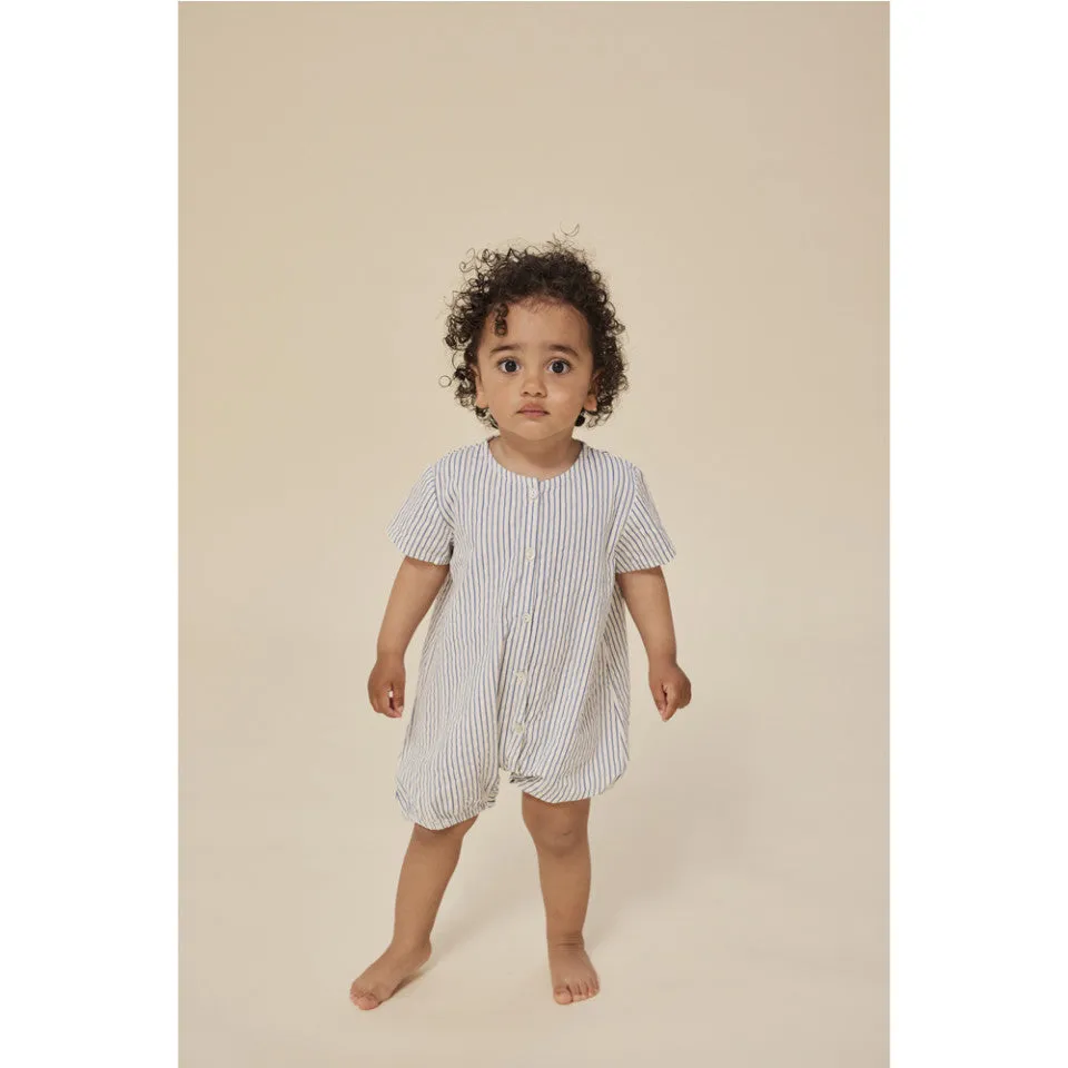 Konges Sløjd Ace Romper Gots | Stripe Blue