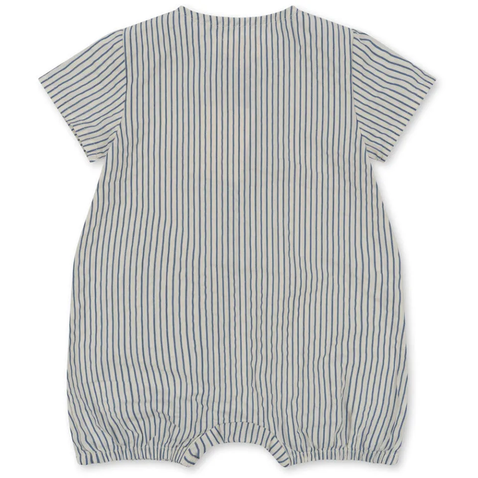Konges Sløjd Ace Romper Gots | Stripe Blue