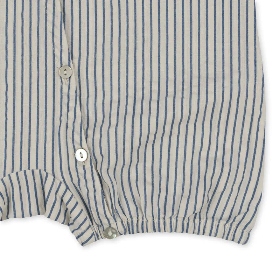 Konges Sløjd Ace Romper Gots | Stripe Blue