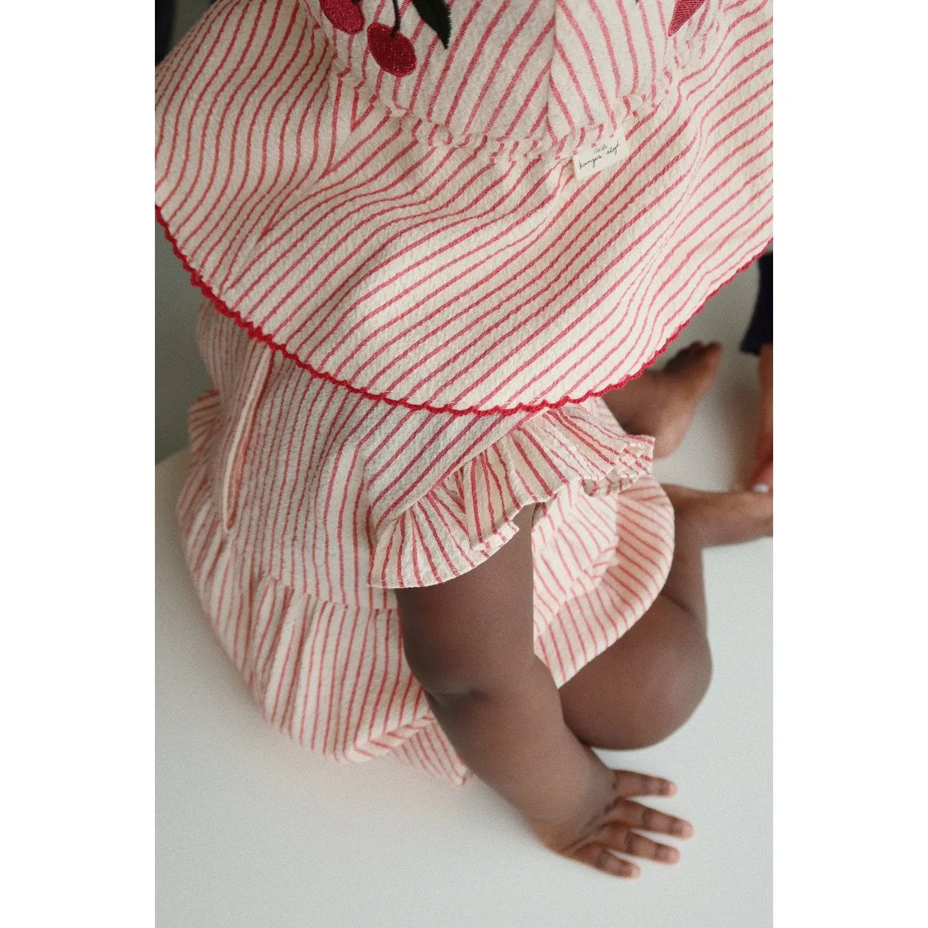 Konges Sløjd Amour Stripe Ellie Frill Romper