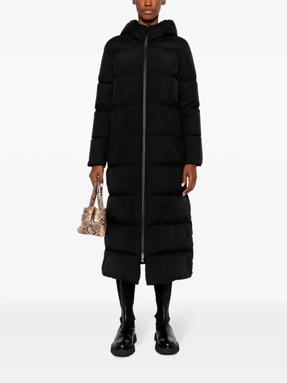 Laminar quilted padded coat