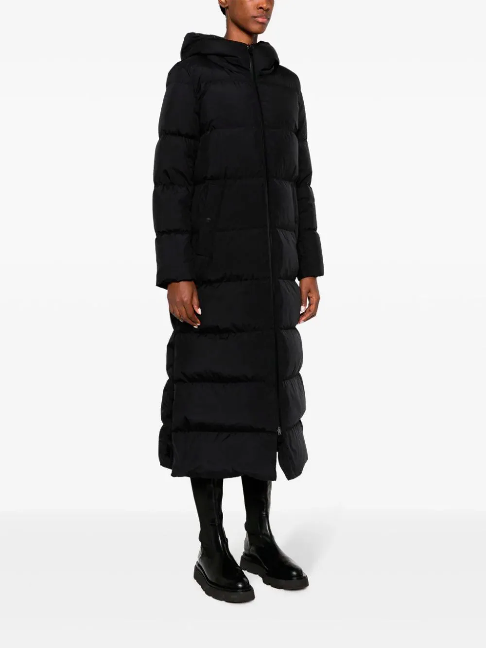 Laminar quilted padded coat