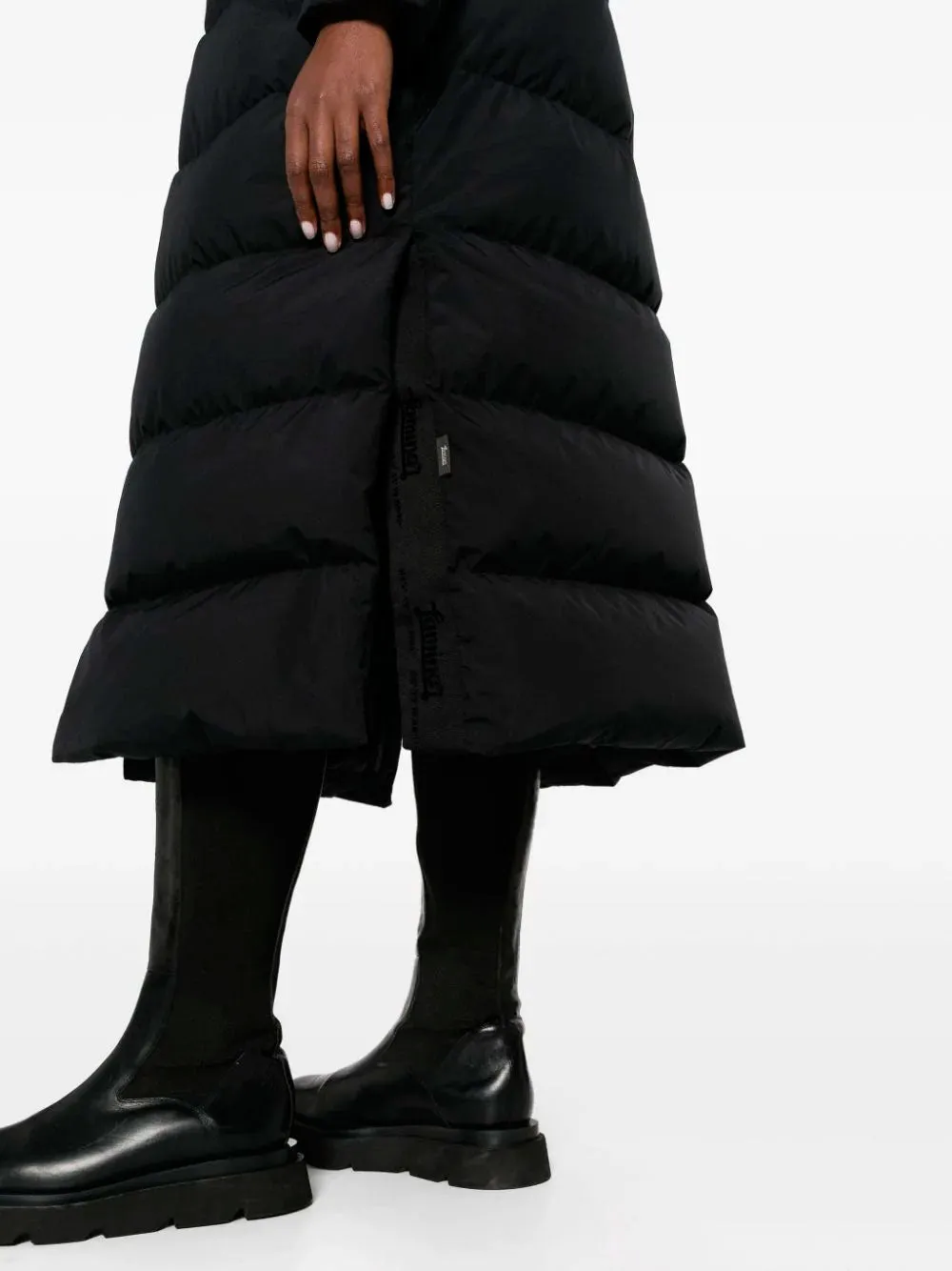 Laminar quilted padded coat