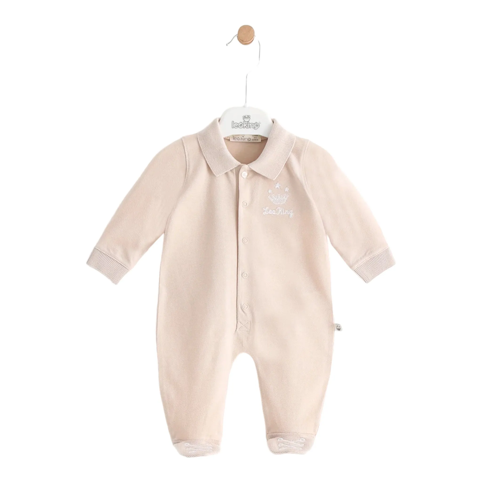 leo king - Baby  beige  romper