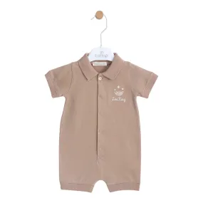 leo king - Baby cotton fawn romper