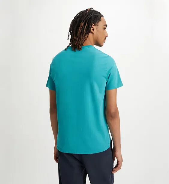 Levi's T-shirt manica corta girocollo Original Little Logo 56605-0165 green-blue slate