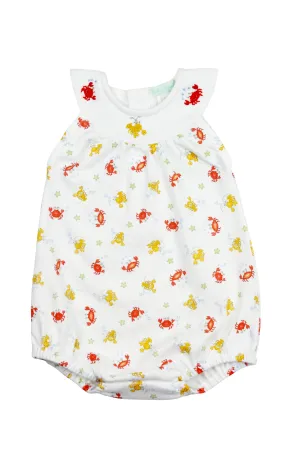 Lobster and Crabs Baby Girl Romper