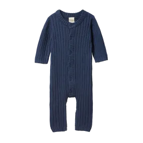 Lou Suit Cotton Knit | Vintage Indigo