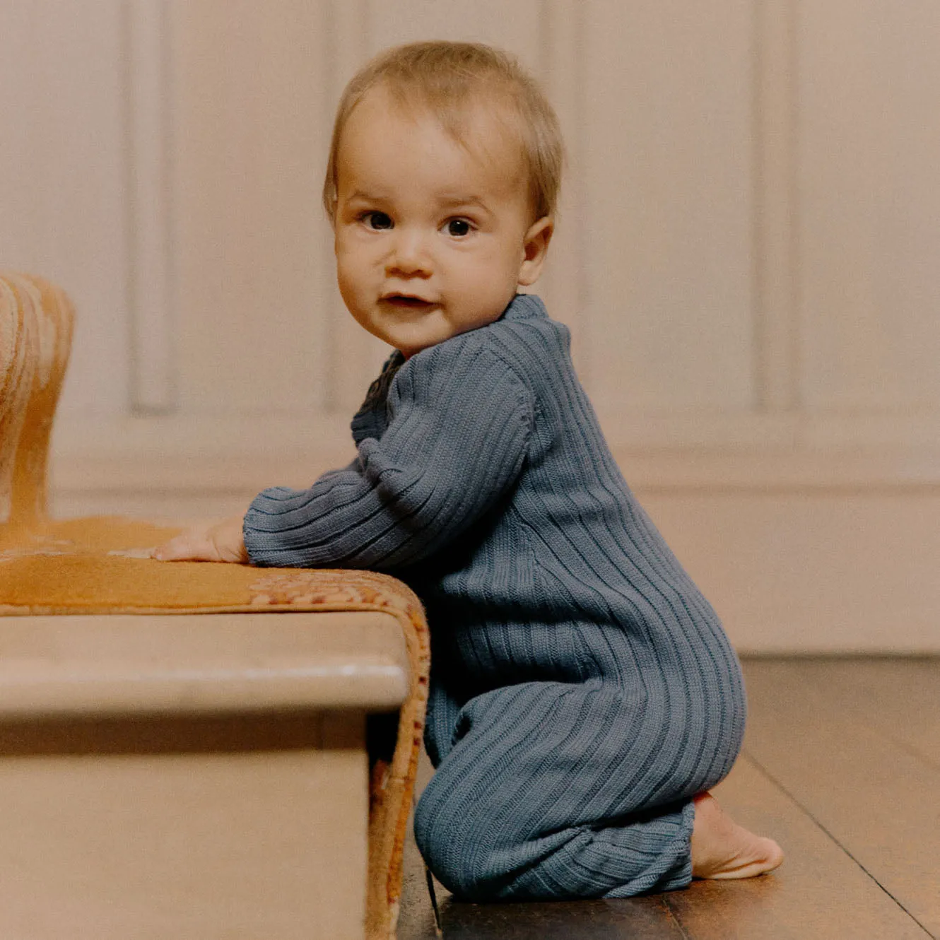 Lou Suit Cotton Knit | Vintage Indigo