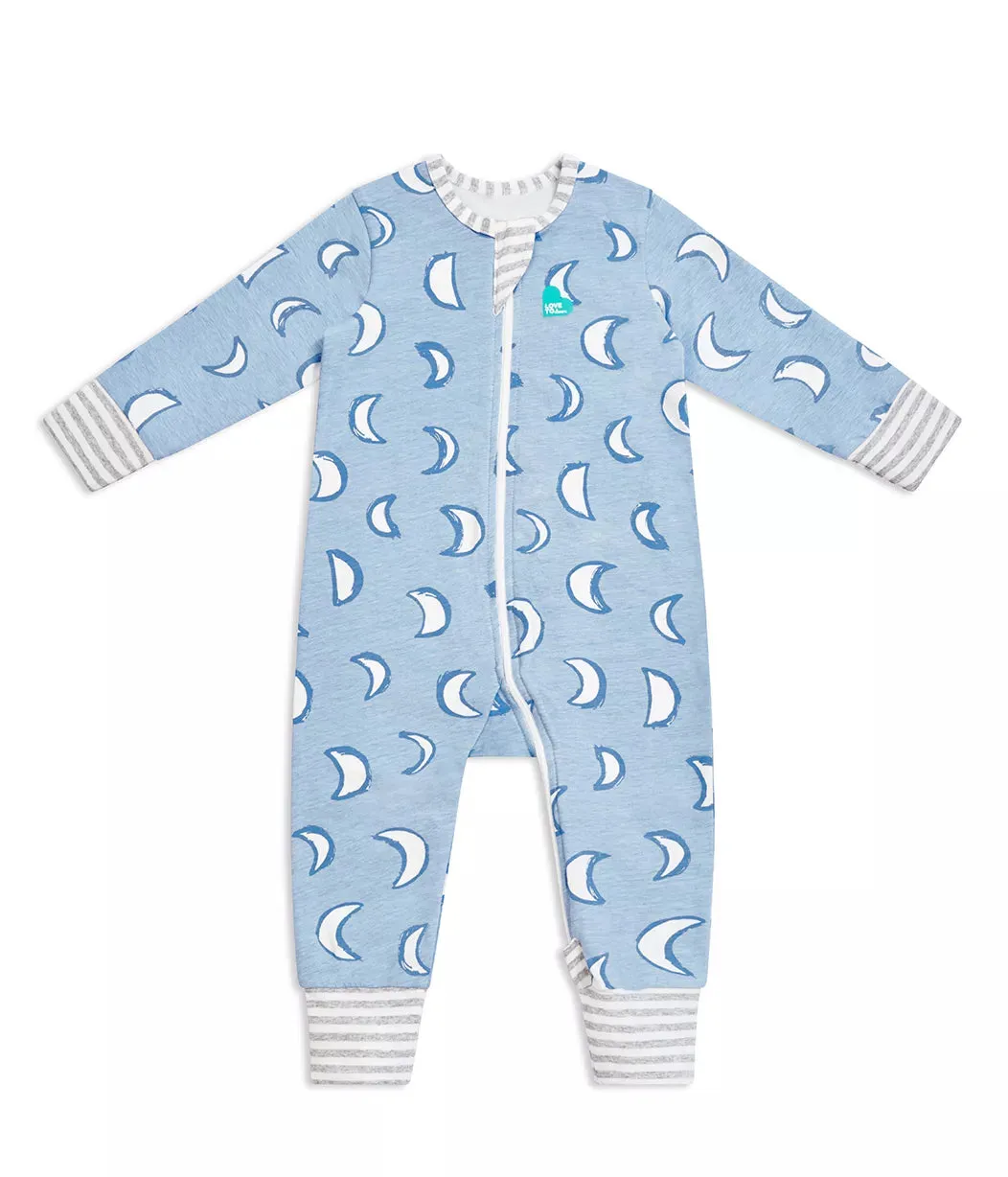 Love To Dream Enclosed Foot Romper Light Blue - Eclipse