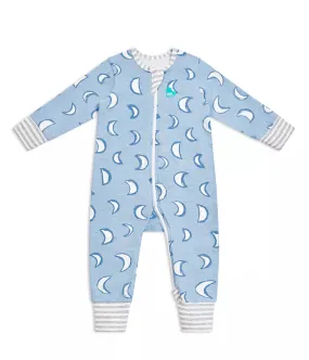 Love To Dream Enclosed Foot Romper Light Blue - Eclipse